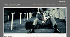 Desktop Screenshot of moraemploymentlaw.com